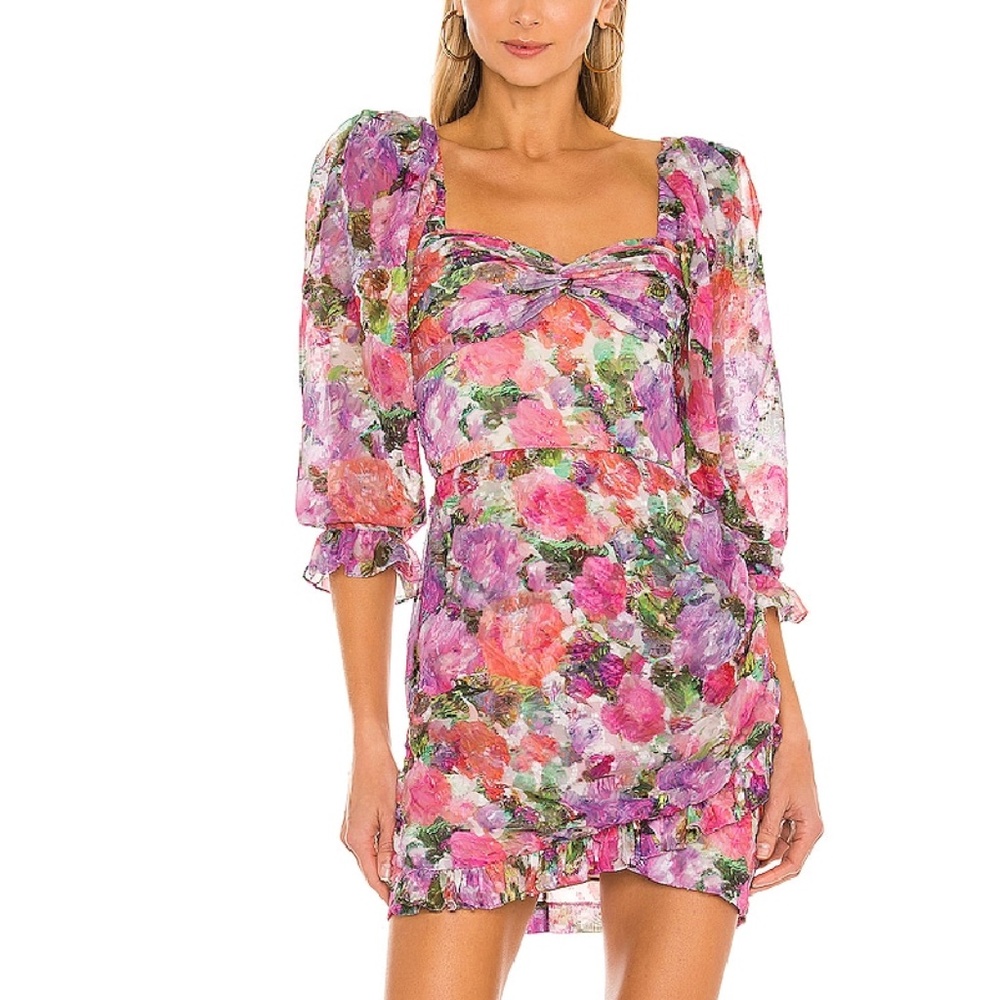 Blossom Mini Dress  PatBO Floral Mini Dress